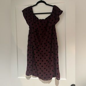 J Crew off the shoulder dress